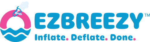EZBREEZY™ logo – inflatable valve tool brand for easy inflation and deflation